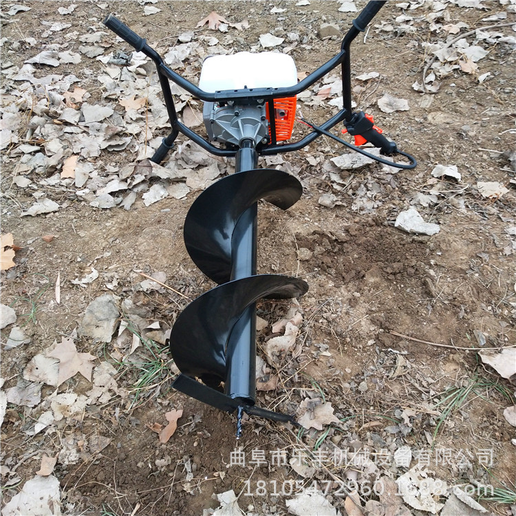 批发手推式二冲程地钻挖坑机