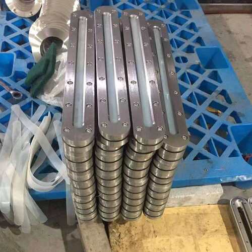 304不锈钢316L非标直角方框长条平板视镜玻璃液位计方形椭圆