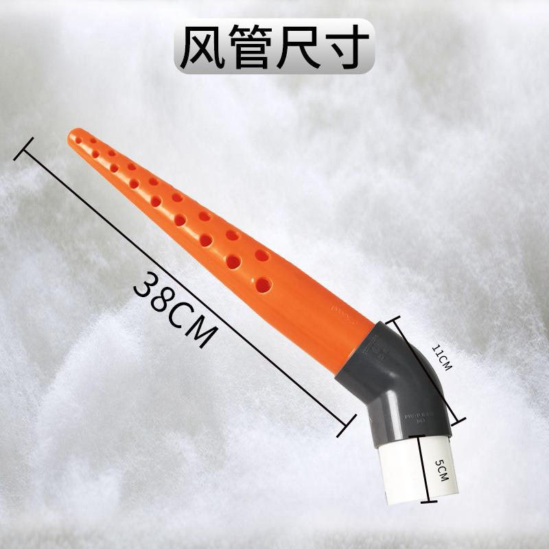 新款抽真空机风管50mm接头塑料连接接头家用风管头风机口连接现货