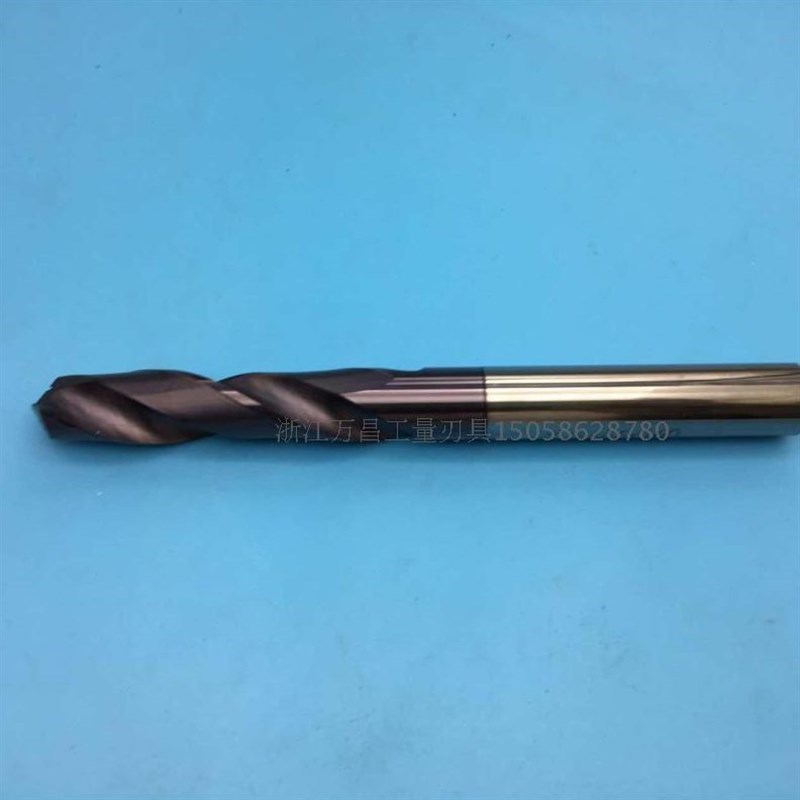 涂层硬质合金钻头长15麻花钻t头整体钨钢钻头 -1045度加长020