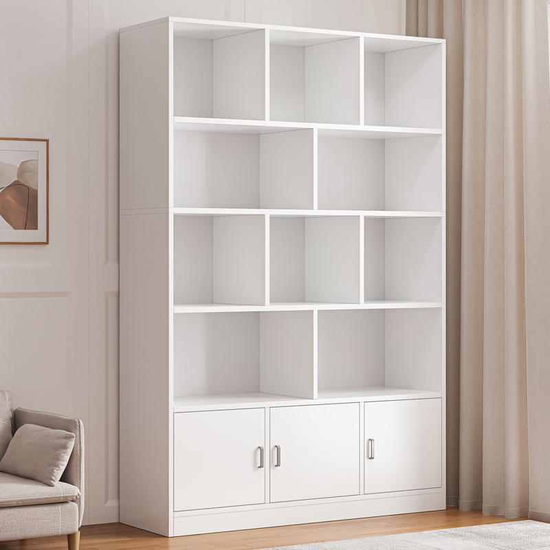 书架置物架落地简易多层客厅w靠墙收纳柜简约书本收纳层架子家用