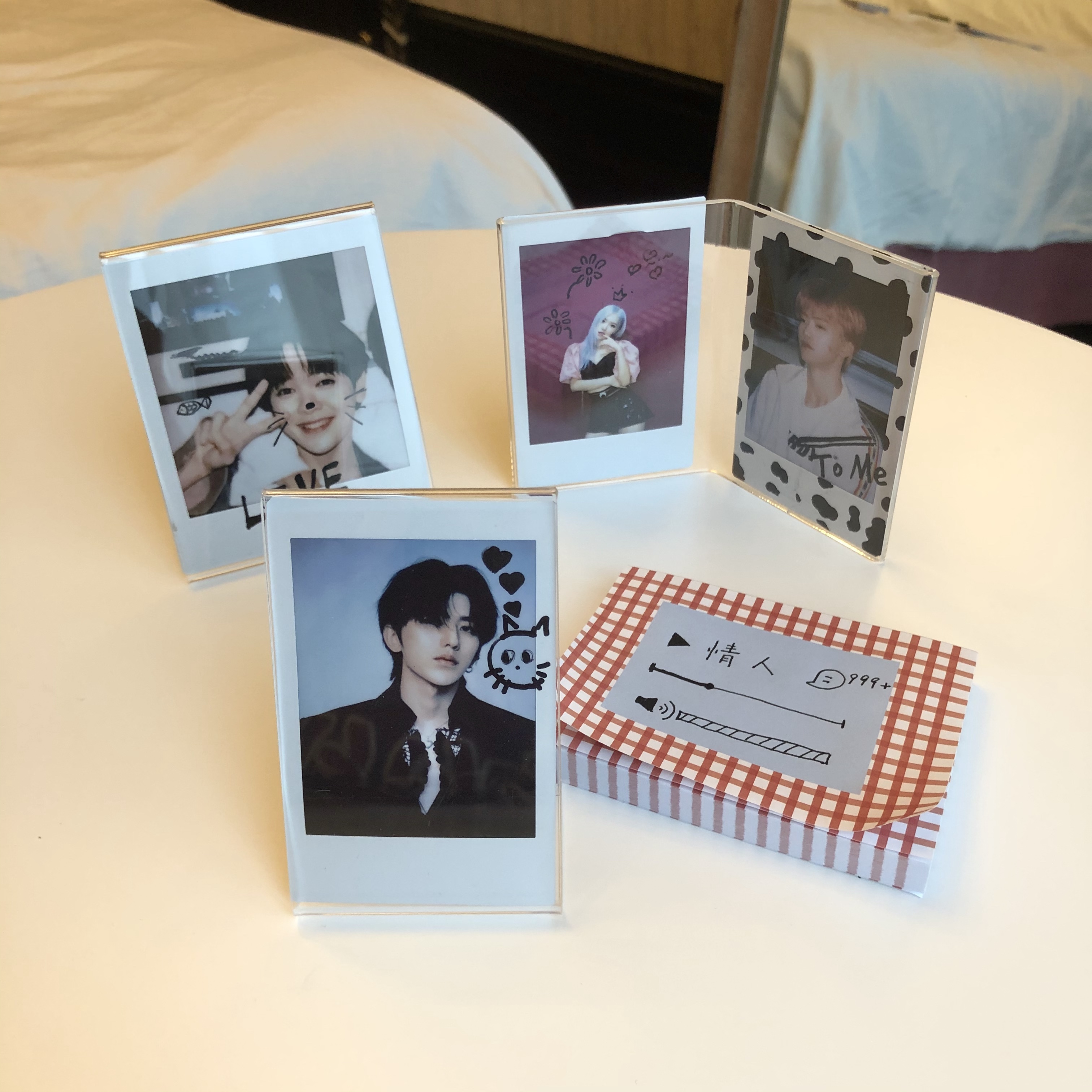 拍立得相框摆台mini方形宽幅