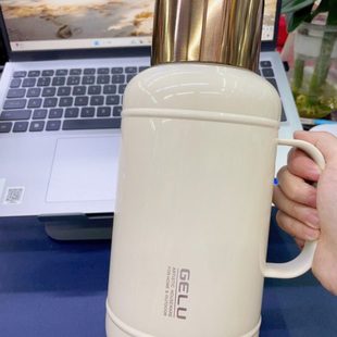 GELU格律保温壶纯钢壶男女便携大容量保温杯316不锈钢水壶新款