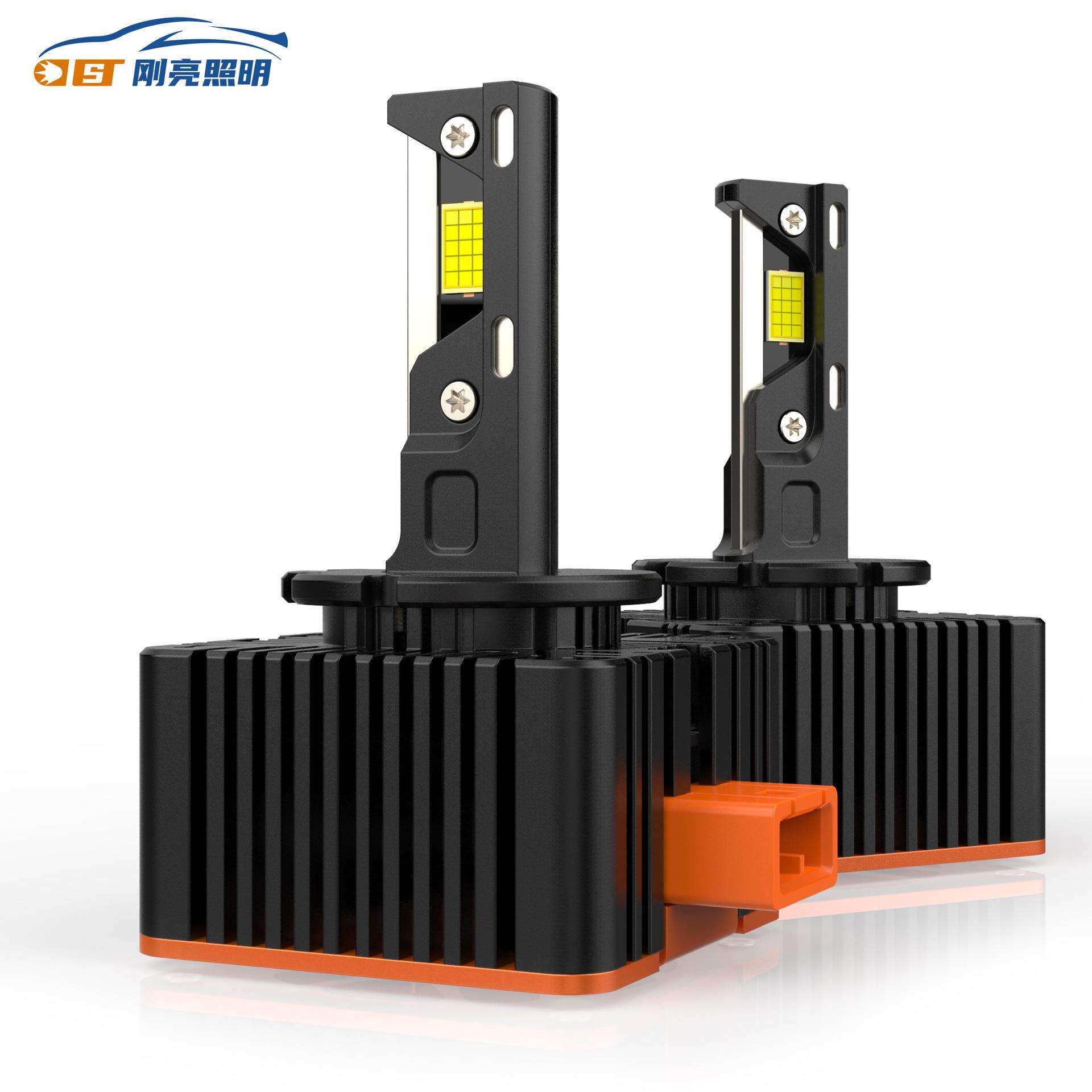 跨境汽车LED灯直插款式D1S D3S D5S D8S D2S D4S氙气灯改装LED灯
