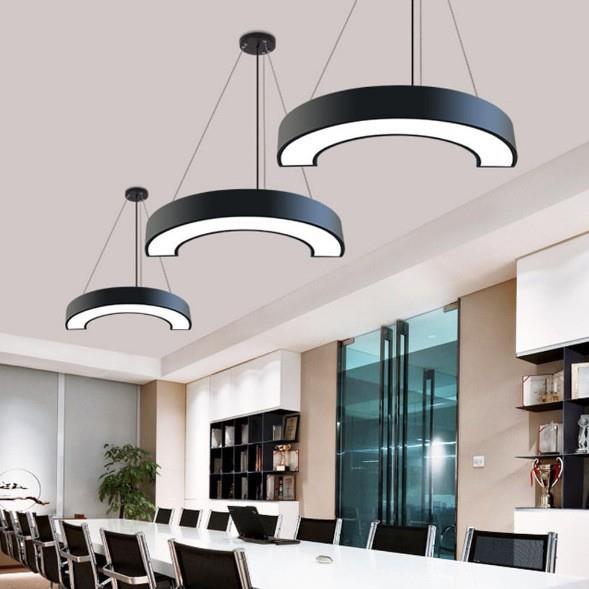 半圆形灯办公室圆弧形灯前台键身房网吧办公室造型灯C形灯