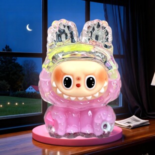 爆款创意精致入油布布彩豆书桌摆件可爱精美拉拉夜市盲盒直播批发