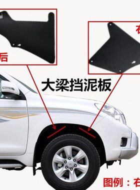 1500270发动机内衬L120霸道大0普拉多泥挡LC侧 梁挡泥板40C皮  0