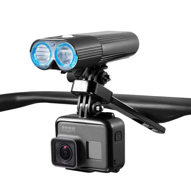 加雪龙铝合金支架山地公路自行车B码表车灯一体车把吊装延伸座H11