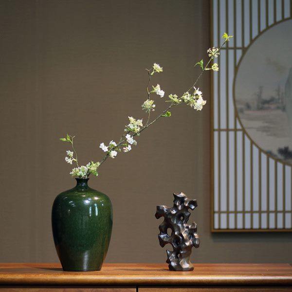 新中式复古禅意陶瓷花瓶客厅插花水培电视柜民宿轻奢家居装饰摆件,家居饰品,花瓶,淘宝优惠券,粉丝福利购,淘宝优惠卷
