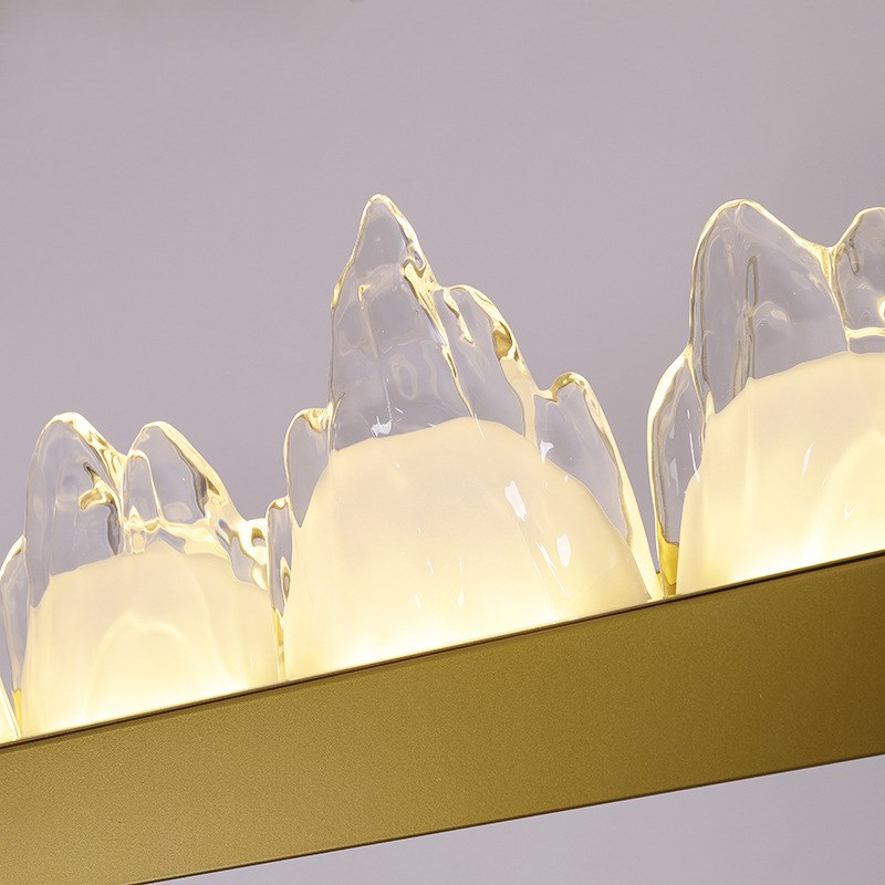 现代新中式茶室中国风禅意创意山水灯 餐厅N书房酒店前台艺术吊灯