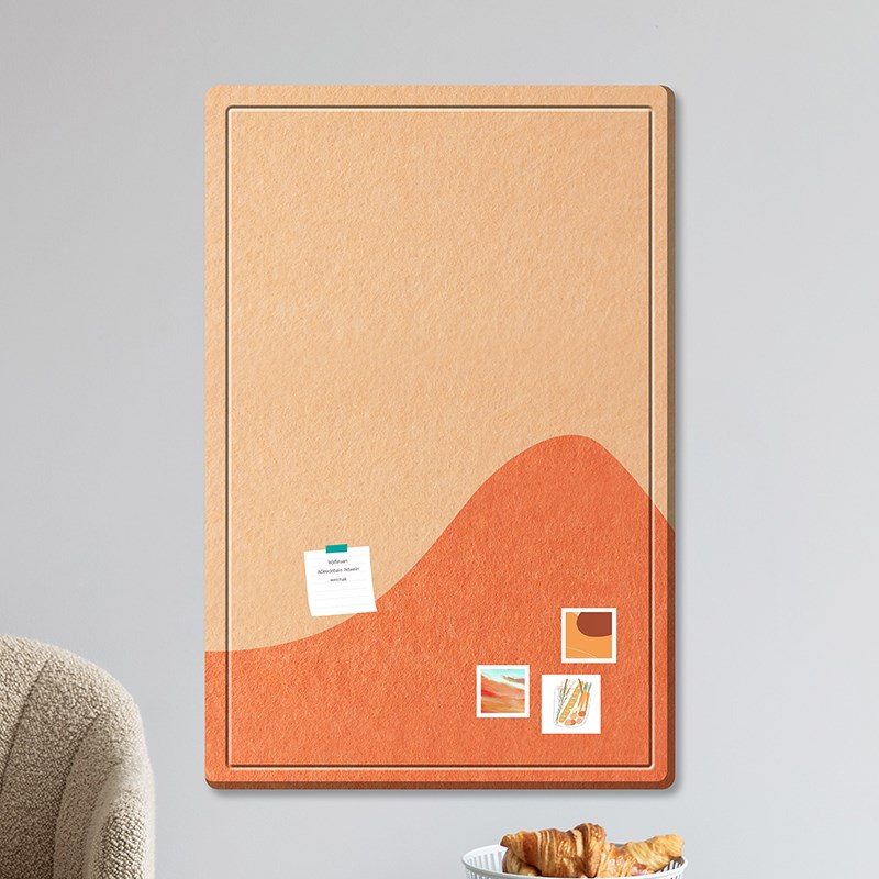 超大客厅背景壁饰美化装r饰轻奢相册墙玄关卧室办公室毛毡板软木