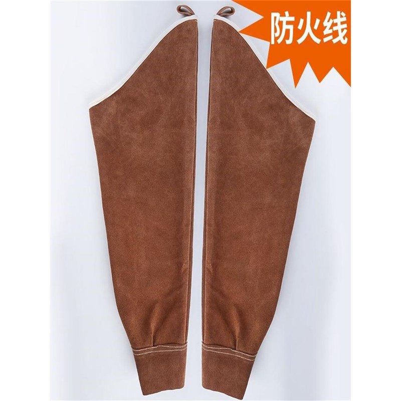 袖套男款工作耐磨焊工用劳保袖套全牛皮电焊套袖防烫.隔热耐高温