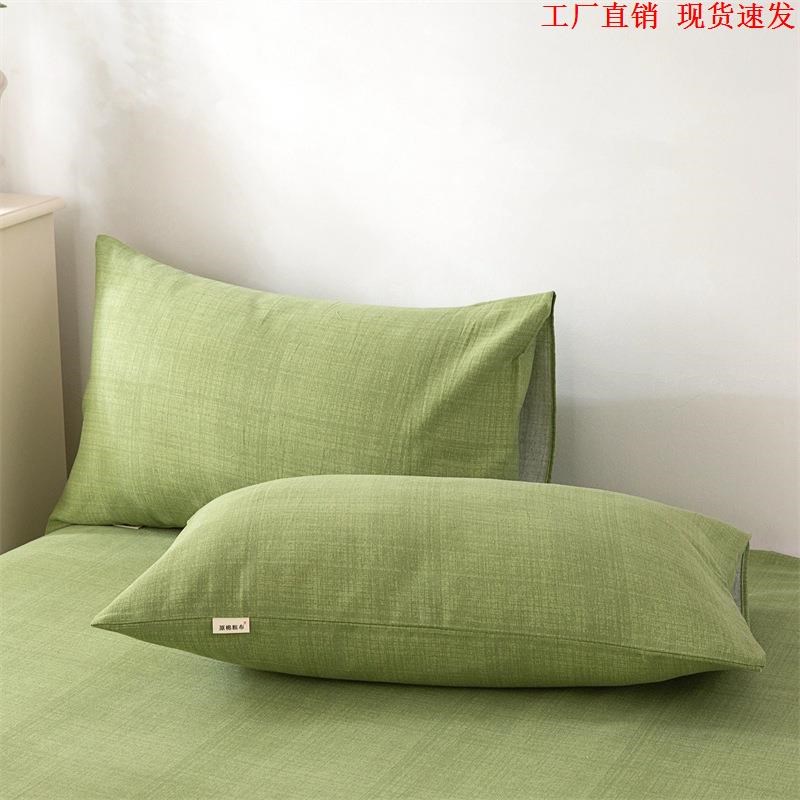 老粗布床单纯棉100全棉加厚纯棉1C00全棉亚麻棉夏季被单三件套棉