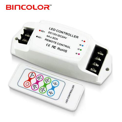 led灯灯带灯条控制器，12V/144W恒压RGB控制器