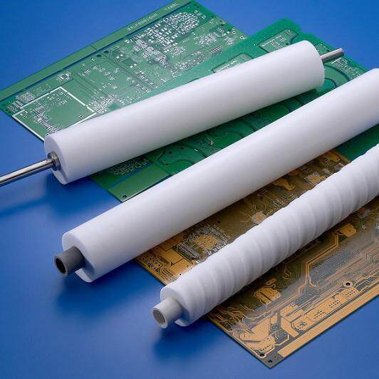 PCB电路板蚀刻OSP电镀製程耐化学性PVA吸水海绵辊软胶吸水性