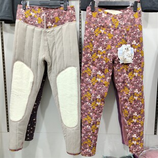 加绒加厚新品 丰容2453羊毛棉裤 中老年花棉裤 护膝护腰保暖裤 女大码