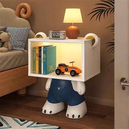床头柜卡通儿童房男孩卧室现代简约一体小柜子收纳床头边几置物架