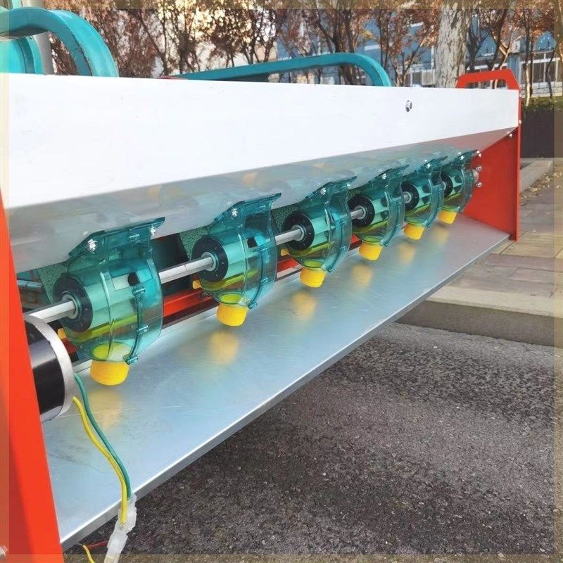 后挂式撒化肥12v48v60v加厚加固款1.6米小号电动三轮车肥料撒肥机