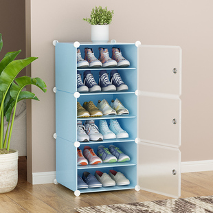 简易室内门口透明防尘鞋 鞋 子收纳神器小型多层经济型鞋 架子 柜新款