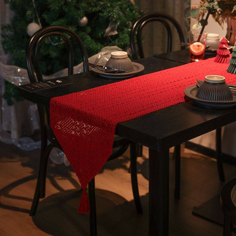 新年春节喜庆红色桌旗结婚订婚乔迁氛围感装饰长条茶几电视柜桌布,居家布艺,桌旗,淘宝优惠券,粉丝福利购,淘宝优惠卷