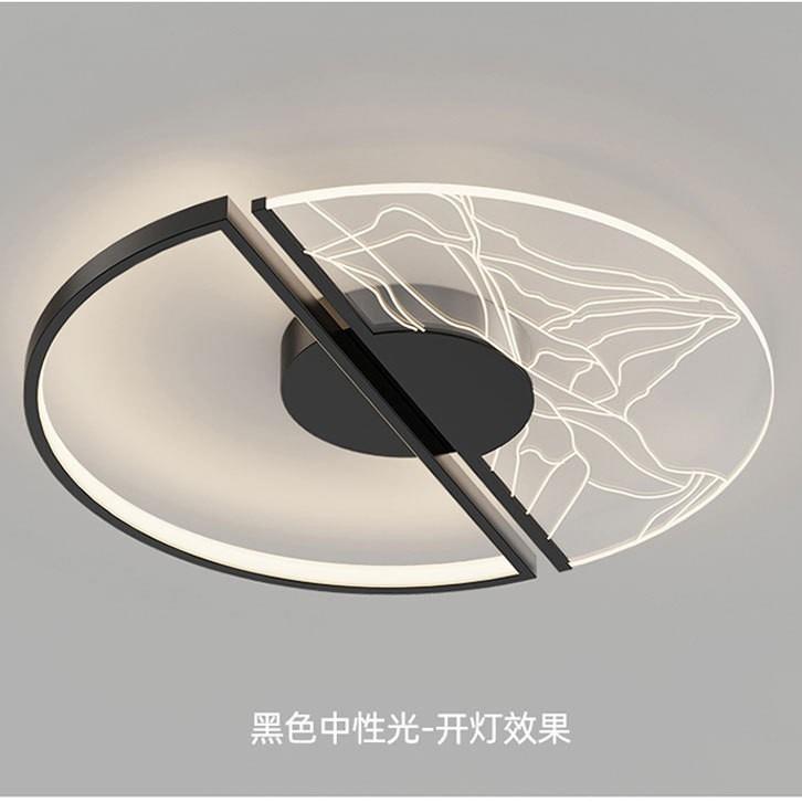卧室吸顶灯简约现代主卧灯北欧轻奢创意温馨浪漫超薄亚克力房间灯