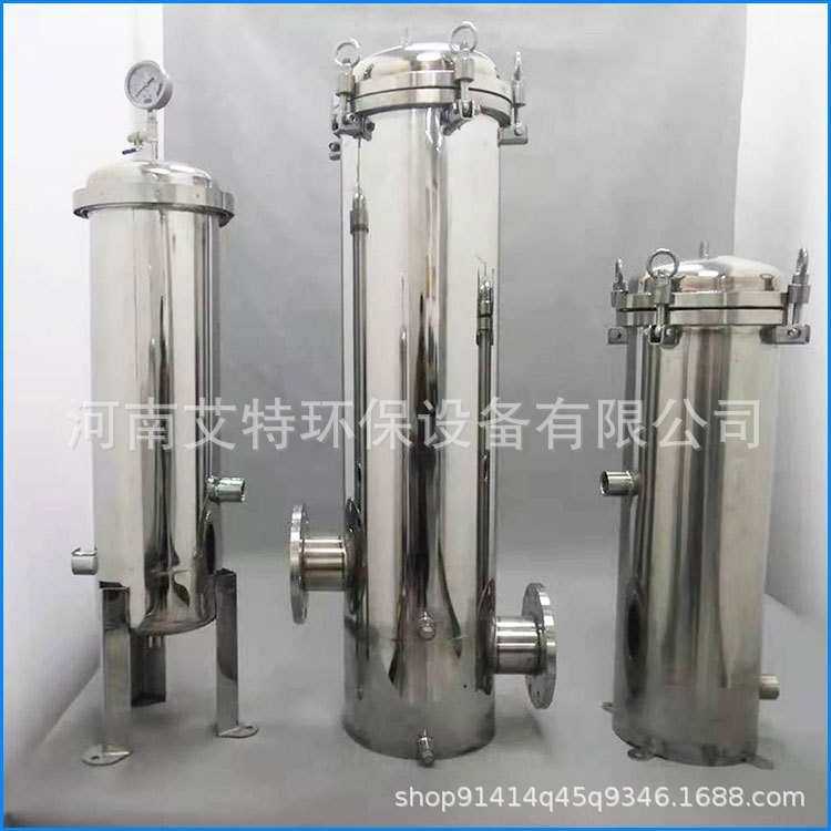 艾特滤器 不锈钢袋式过滤器 大通量预处理 食品饮料行业用