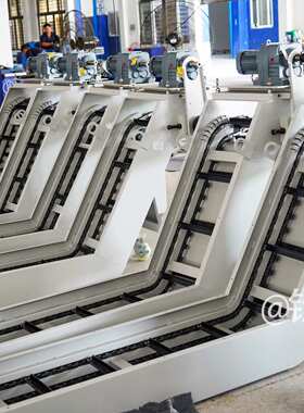 铨冠刮板排屑机CNC数控机床深孔钻孔滚齿机排屑装置链式链板集屑