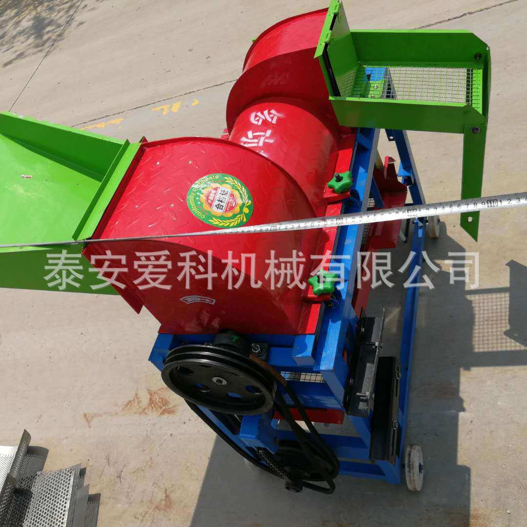 广东家用稻麦麦穗粮食脱粒机电柴两用外贸玉米脱粒机可带扒皮脱粒