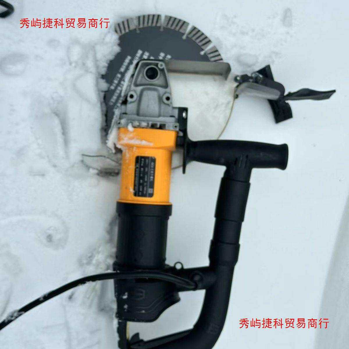 单片切割机切割带水无尘水电安装墙壁线槽神器