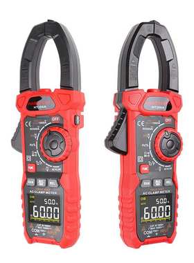 华博HT208A&HT208D 1000A大电流钳形万用表6000温度测量电表