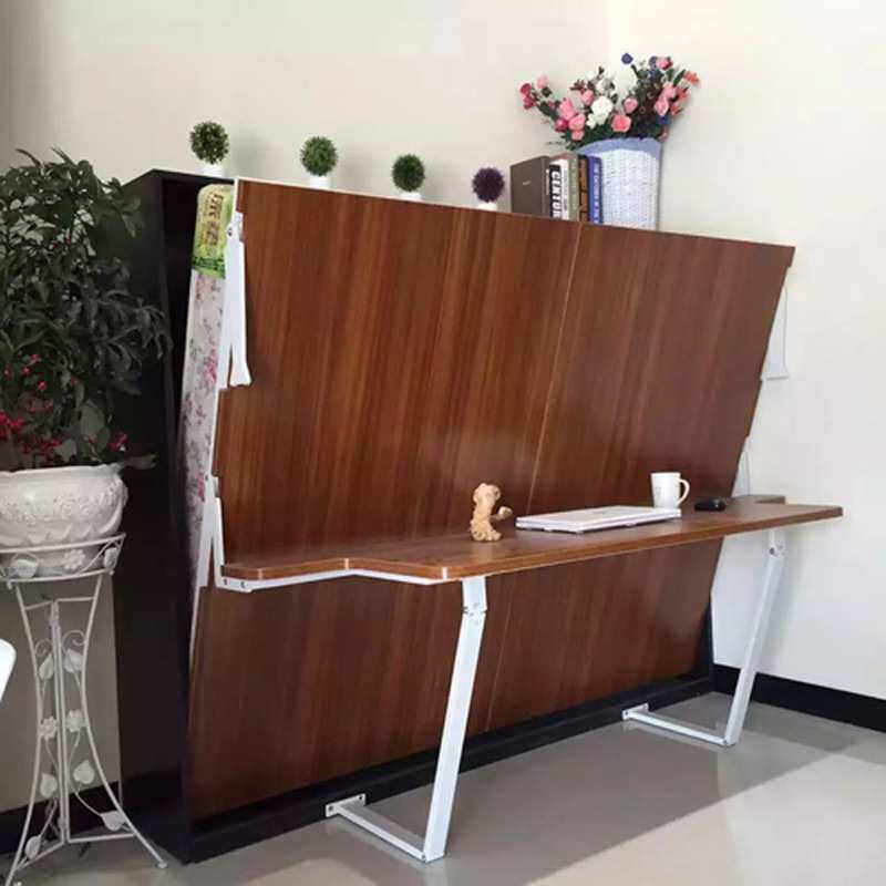 厂家 壁床带桌台电脑桌学习桌隐形床壁床壁柜床墨菲床五金配件