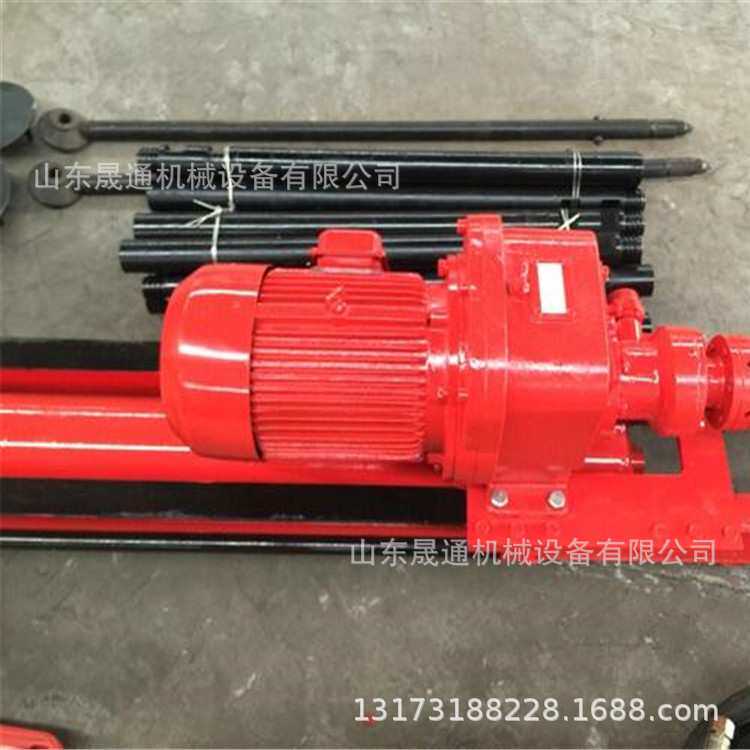 KQD100潜孔钻机隧道桥梁斜坡打孔气动凿岩机滑轨式除尘架子潜孔钻
