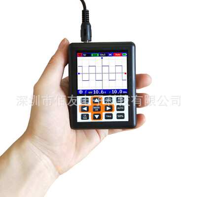 手持迷你便携数字示波器30M带宽200MSps采样率IPS显示汽修家电