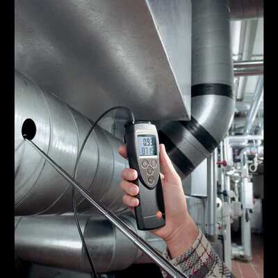 testo 425 热敏风速仪 用于测量风速，并自动计算风量