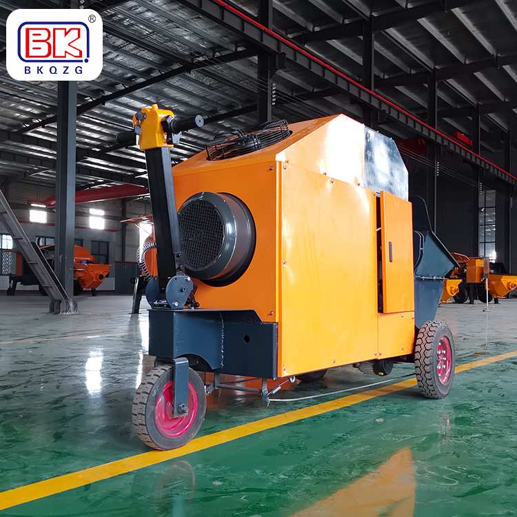 小型二次构造柱输送泵混凝土拖泵二次结构浇筑地泵二次结构上料机