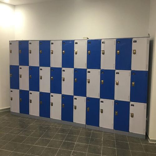 穆运塑料更衣柜游泳馆洗浴中心防水组合储物柜学生书包柜单门6