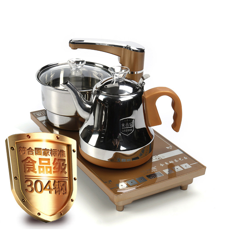 防烫全自动上水电热烧水壶自动加水茶具不锈钢智能家用电磁泡茶炉
