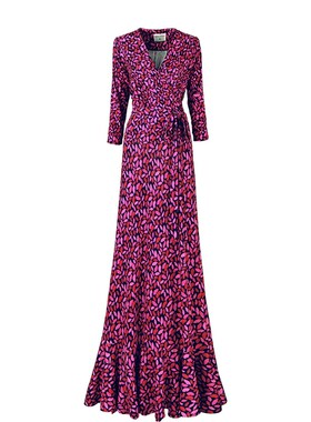 RL蜜香豆自制法式茶歇裙连衣裙遮肉显瘦围裹裙荷叶边裹身长裙大码