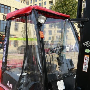 叉车挡风雨卷帘雨蓬遮阳篷挡风玻璃雨衣新款遮阳伞雨布防雨棚篷布
