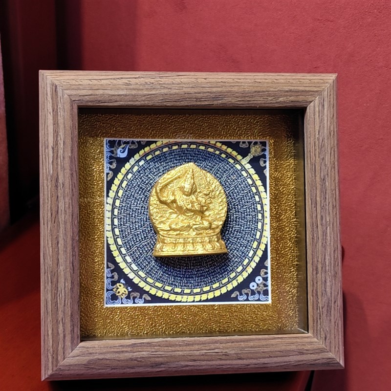 【五台直发】手工擦擦 绿度母黄C神 文殊桌摆家居摆V件装饰 祝福