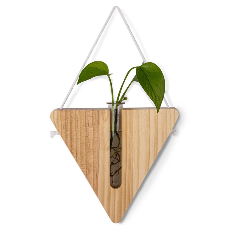 吊兰壁挂式花瓶墙壁装饰木质花盆花架室内客厅绿R萝创意悬挂式花