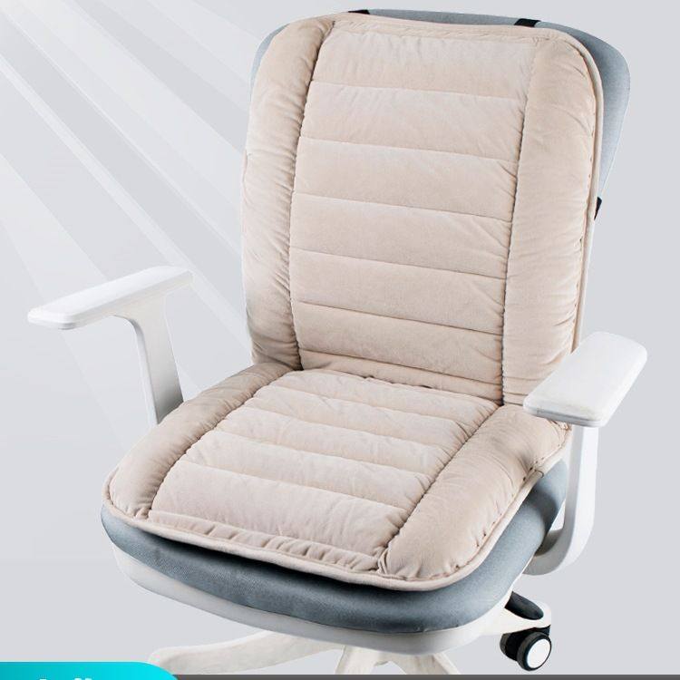 坐垫靠背一体椅子垫冬季办公室久坐加厚学生宿舍座椅垫毛绒餐椅垫,居家布艺,腰靠垫,淘宝优惠券,粉丝福利购,淘宝优惠卷