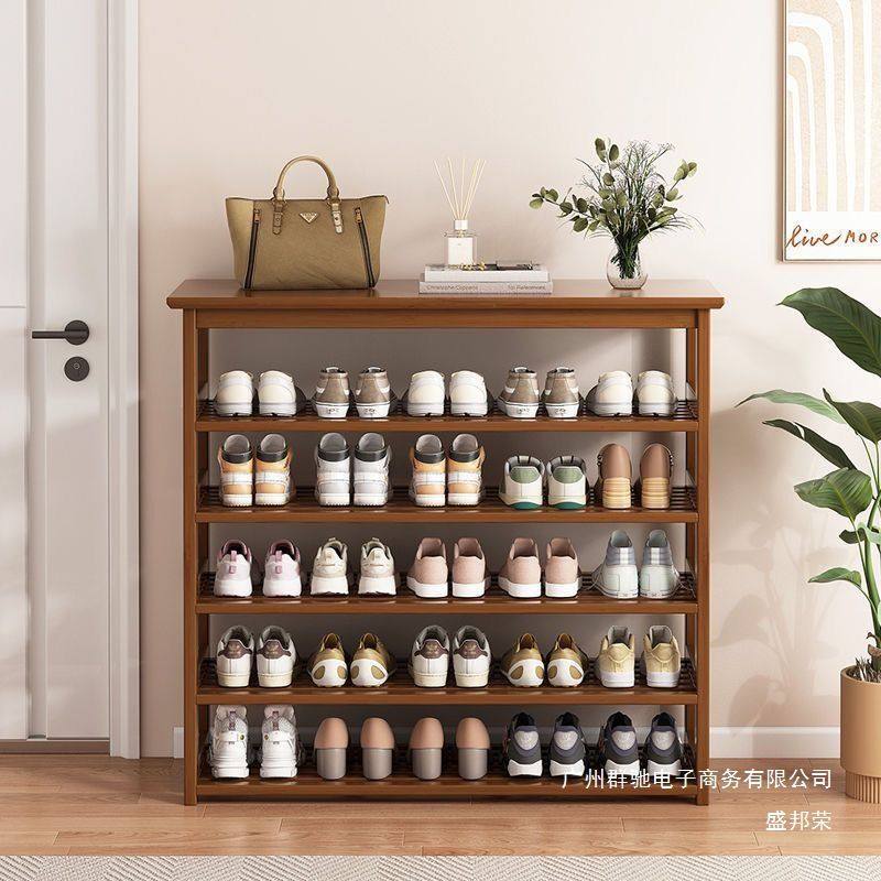 厂家直销楠竹简易鞋架收纳多层鞋柜置物架换鞋凳家用客厅门口