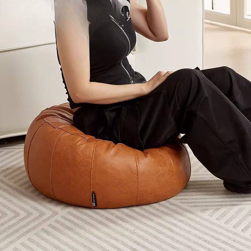皮墩子坐垫套墩子旧衣服收纳坐墩脚踏多功能懒人沙发新款家用轻奢