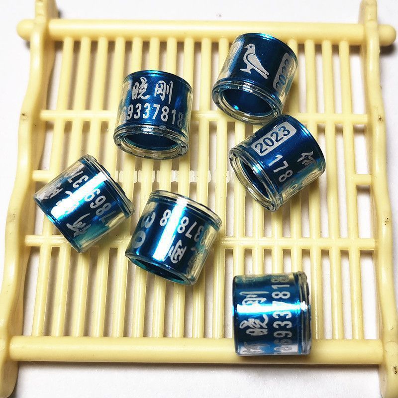 鸽子足环信鸽脚环用品用具铝塑环刻字名称电话