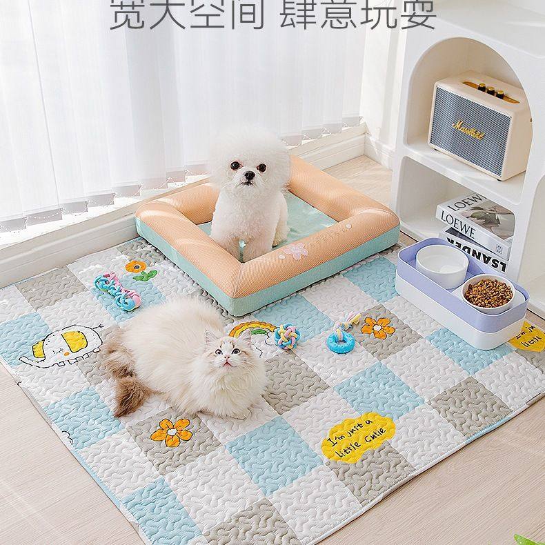 狗垫子睡觉用四季通用地垫睡垫餐垫猫咪狗窝宠物用品冬天保暖地毯