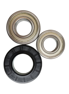 滚筒洗衣机6205RZ轴承6206RZ水封 油封D35 65.55 10 12三脚架