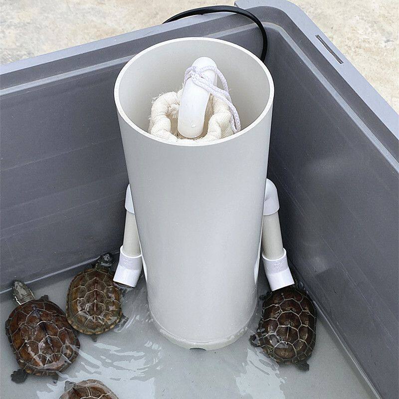 小鱼缸吸便器乌龟水质净化循环造浪低水位过滤器自动增氧吸粪设备