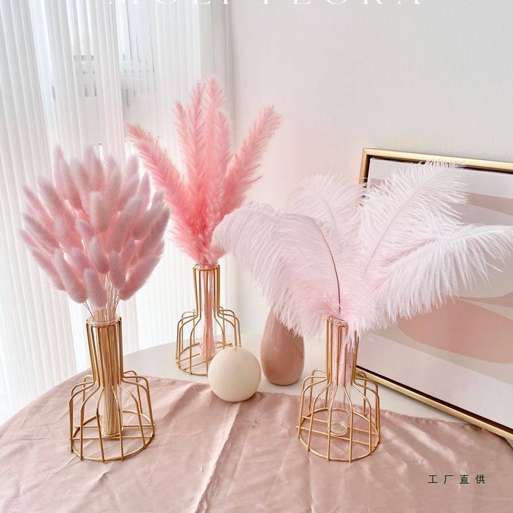 轻奢粉色芦苇兔尾草干花花束摆件真花天然风干装饰北欧客厅摆设,家居饰品,干花/花瓣/干花包/干树枝,淘宝优惠券,粉丝福利购,淘宝优惠卷