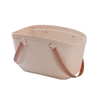 洗澡篮子手提塑料卫生间手提篮编织收纳筐子收浴室